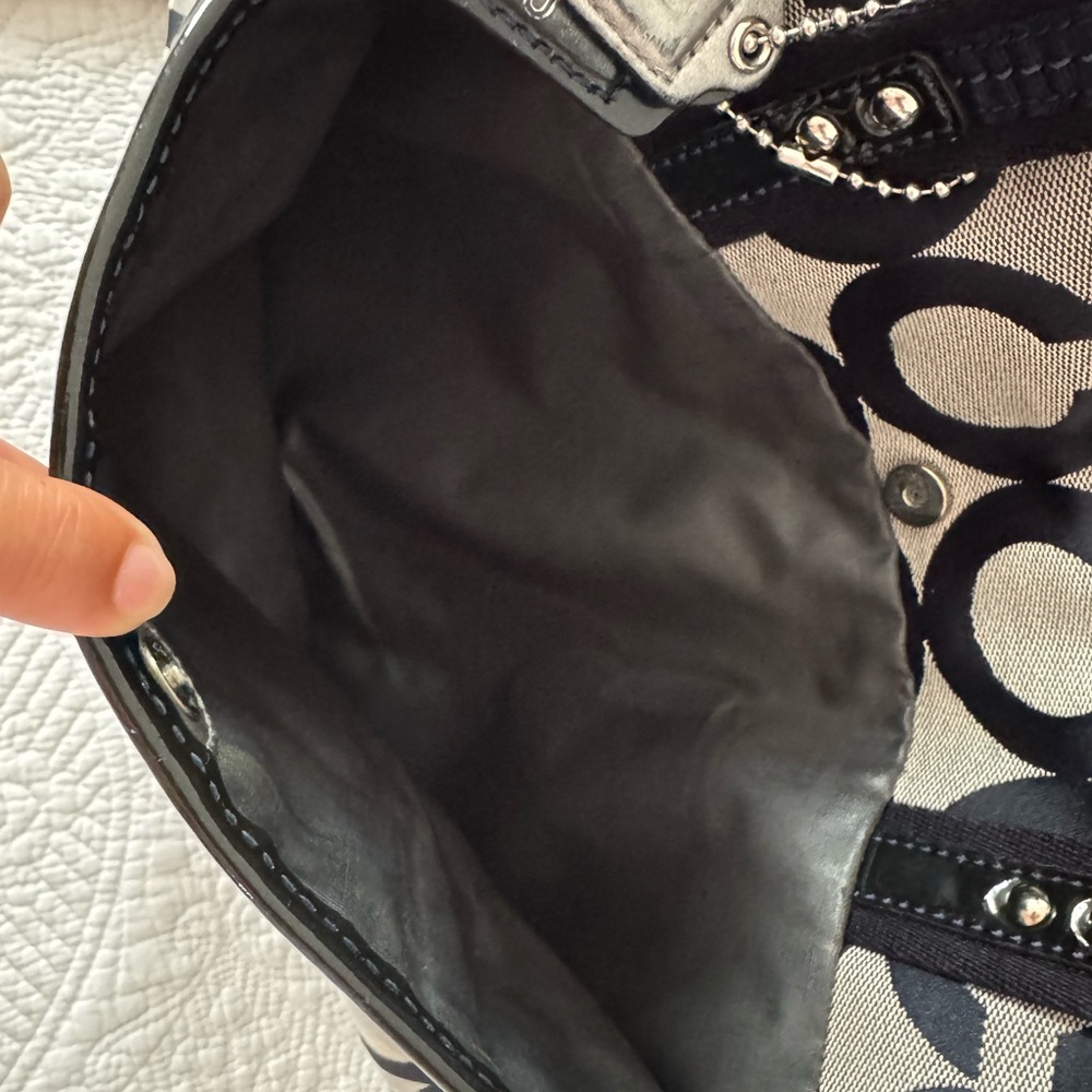 Coach Dark Blue and Gray diapers bag - Picture 10 of 16